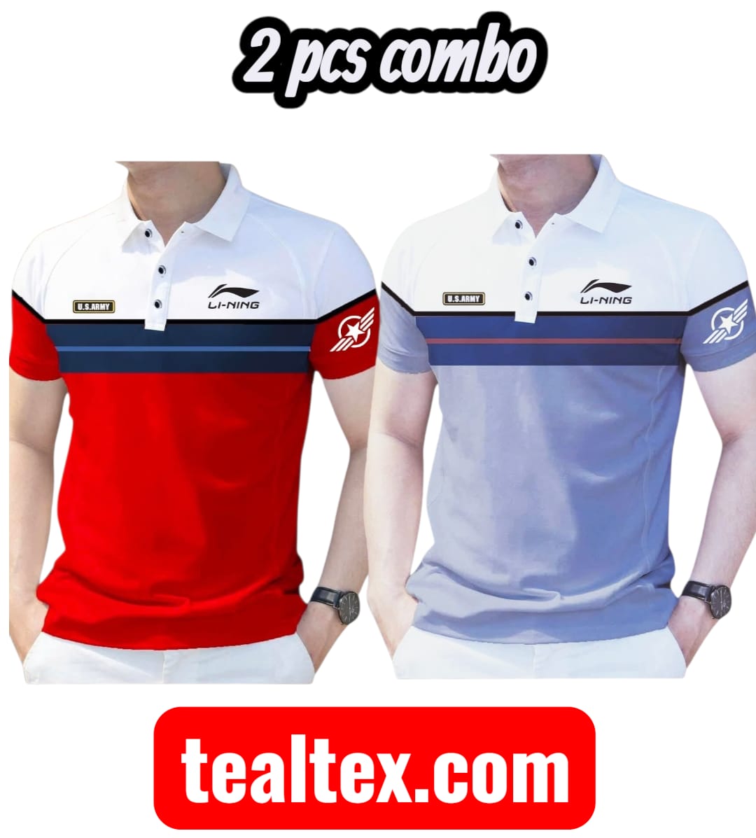 2 Pcs Combo PK Cotton Polo Shirt For Men's [2-121]